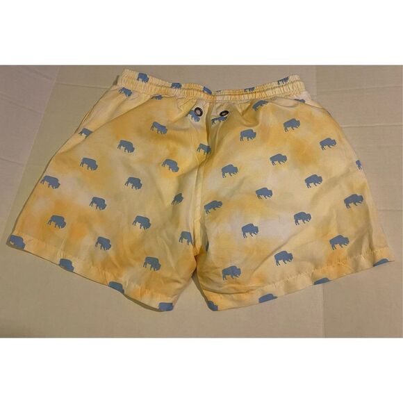 The BFLO Men’s Swim Trunk Shorts Sunlight Tie Dye All Over Buffalos The BFLO/NY - Picture 7 of 7